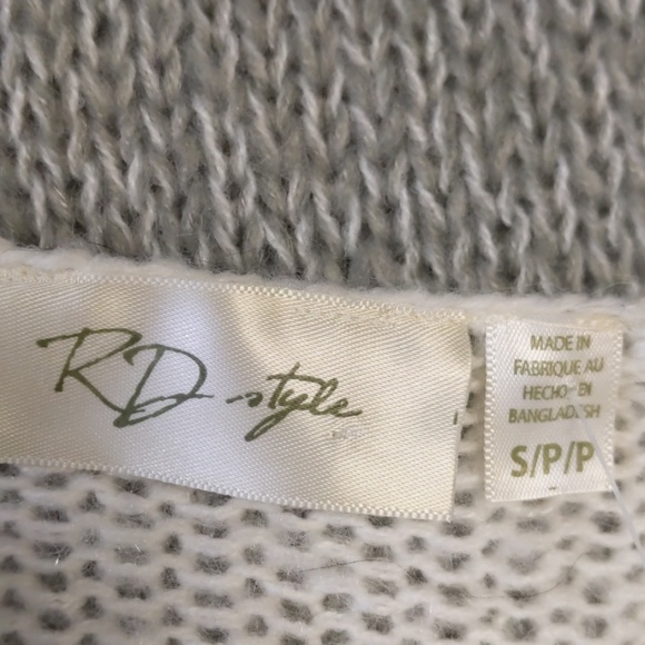 RD Style long color-block open cardigan-sz S - Picture 8 of 8